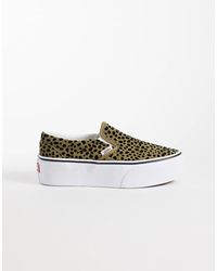 Vans - Classic slip-on stackform baskets à pois - Lyst