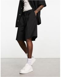 Weekday - Uno Loose Fit Tailored Shorts - Lyst