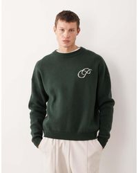 Prohibited - Oversized Boxy Fit Logo Knit Jumper - Lyst
