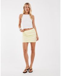 Pieces - Sequin Micro Mini Skirt - Lyst