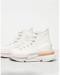 Converse - Run star legacy cx hi - sneakers alte platform bianche e rosa confetto - Lyst
