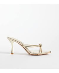 SIMMI - Simmi London Maribel Wide Fit Heeled Mule Sandals With Knot - Lyst