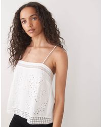 Collusion - Open Back Crochet Patch Work Cami Top - Lyst