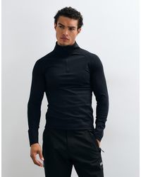 ASOS 4505 Ski & Snow - 4505 Ski Thermal Fleece Long Sleeve Base Layer 1/4 Zip - Lyst