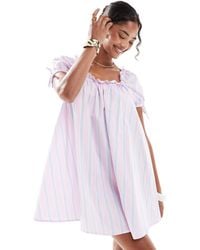 New Look - – popeline-minikleid - Lyst
