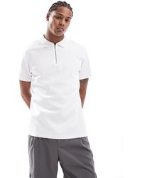 ASOS - Premium Interlock Polo 300gsm - Lyst