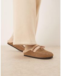 Glamorous - Fluffy Slip On Mules - Lyst