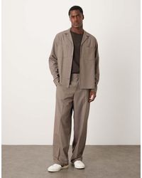 ASOS - Wide Smart Co-ord Trousers - Lyst
