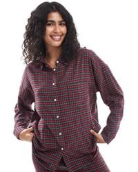 Cotton On - Cotton On Relaxed Flannel Pyjama Shirt - Lyst
