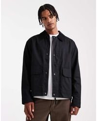 Jack & Jones - Worker Jacket With Corduroy Collar - Lyst