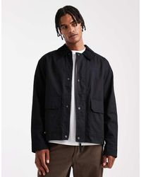 Jack & Jones - Worker Jacket With Corduroy Collar - Lyst
