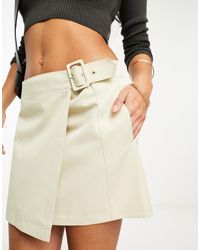 NA-KD - X Durnels Side Buckle Mini Skirt - Lyst
