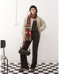 Collusion - Low Rise Pinstripe Trousers - Lyst