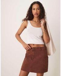 Dickies - Minifalda Capuchino De Estilo Wéstern River Ranch De - Lyst