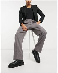mens high waisted trousers for sale