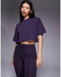 4505 - Icon Heavyweight Cotton Cropped T-shirt With Quick Dry Finish - Lyst