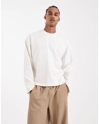 ASOS - Circular Design Collection Super Heavyweight Oversized Boxy Long Sleeve T-shirt - Lyst