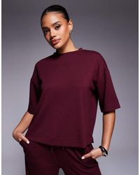 River Island - Clean Oversized T-shirt - Lyst