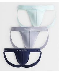 Calvin Klein - Icon Cotton Stretch 3 Pack Jockstraps - Lyst