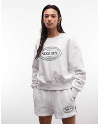 Nike - Phoenix Fleece Tennis Graphic Oversized Sweatshirt - Lyst