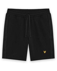 Lyle & Scott - Mid Bottoms Jacquard Tape Shorts - Lyst