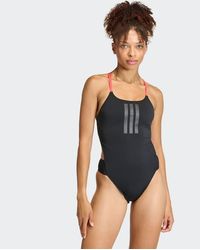 adidas Originals - Ripstream 3-Stripes Tie Back Swimsuit - Lyst