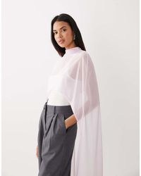 ASOS - Floor Length Cape Top - Lyst