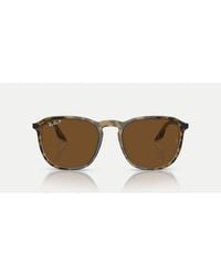 Ray-Ban - Rb2203 Square Polarised Sunglasses With Lens - Lyst