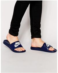 nike benassi men's slide