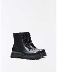 Bershka - Laced Boot - Lyst
