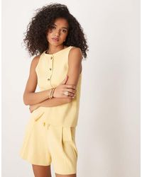ASOS - Knitted Waistcoat Co-ord - Lyst