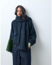 ASOS - Formal Coat And Scarf Set With Wool - Lyst