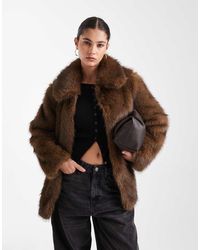 Vero Moda - Super Soft Fluffy Faux Fur Jacket - Lyst