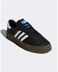 adidas originals outloud samba rose trainers in leopard print