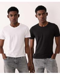 Jack & Jones - 2 Pack Muscle Fit T-shirts - Lyst