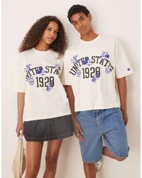 ASOS - Uniseks Oversized Recht T-Shirt Met Disney Mickey Mouse & Friends-Prints - Lyst