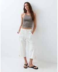 ASOS - Cargo Longer Short With Pocket And Tie Detail - Lyst