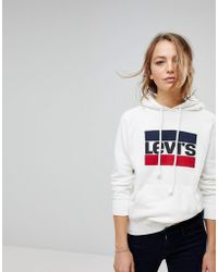 Felpa Donna Con Levi's Paillettes Corta CxoWrdBe