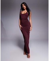 SNDY'S - Metal Hardware Detail Twist Halterneck Maxi Dress - Lyst