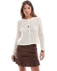 Stradivarius - – langärmlige strickjacke aus feinstrick - Lyst