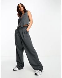 Vero Moda - Tailored Wide Leg Dad Pants - Lyst