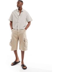 Bershka - – weite cargo-shorts - Lyst