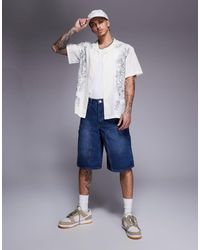 Liquor N Poker - – lässig geschnittene carpenter-jorts aus denim - Lyst