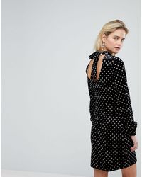 warehouse velvet star dress