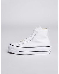 Converse - White/black/white - Lyst