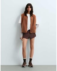 Oysho - Zip-Up Faux-Shearling Gilet - Lyst
