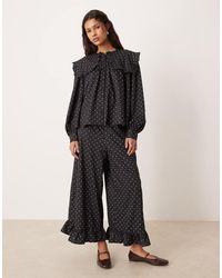 Glamorous - Oversized Ruffle Blouse - Lyst