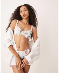 Abercrombie & Fitch - Wide Strap Bikini Top Co-ord - Lyst