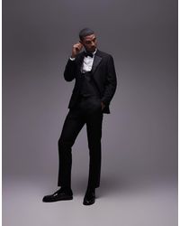 TOPMAN - Slim Tux Suit Trousers - Lyst