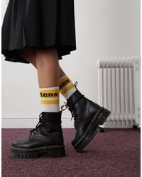 Dr. Martens - Audrick 8 Eye Lace Up Boot With Chunky Sole - Lyst